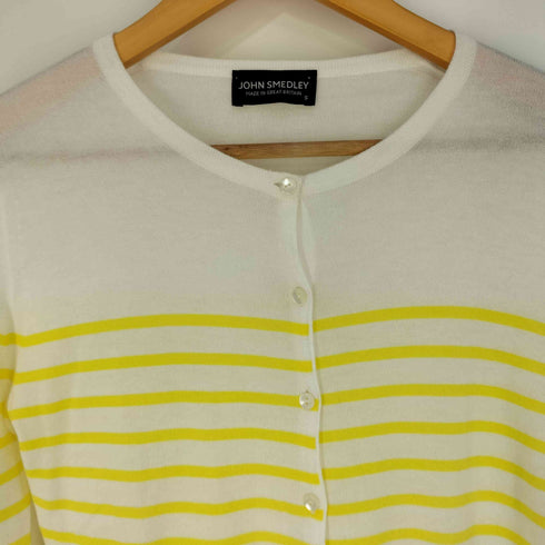 ジョンスメドレー JOHN SMEDLEY ボーダーカーディガン レディース import:S