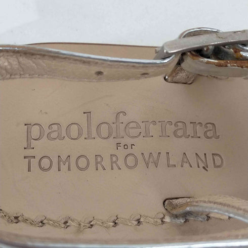 トゥモローランド TOMORROWLAND Paoloferrara イタリア製 別注 フラットサンダル レディース JPN:37
