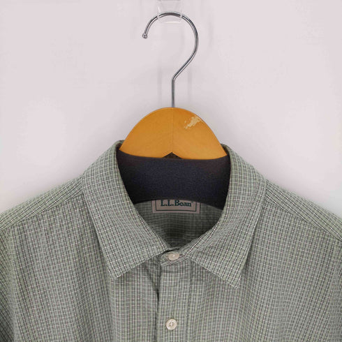 エルエルビーン L.L.Bean 80-90s 両胸ポケット シアサッカーS/Sチェックシャツ メンズ L