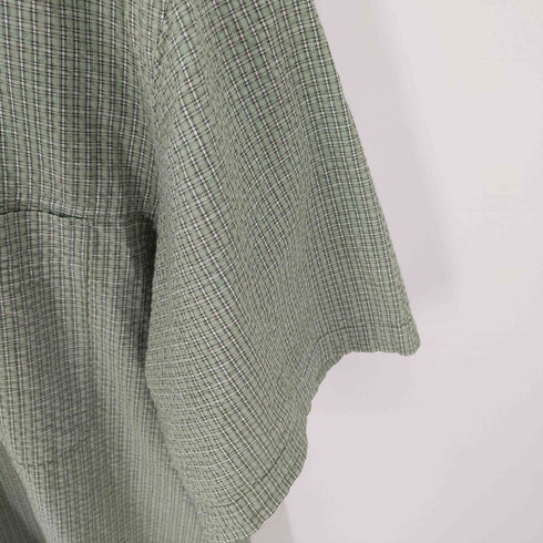 エルエルビーン L.L.Bean 80-90s 両胸ポケット シアサッカーS/Sチェックシャツ メンズ L