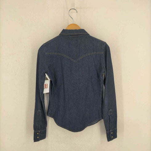 アールジーン Earl Jean USA製 デニム ウエスタンシャツ レディース P