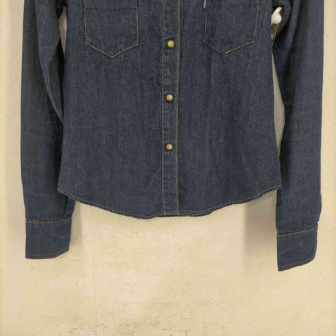 アールジーン Earl Jean USA製 デニム ウエスタンシャツ レディース P