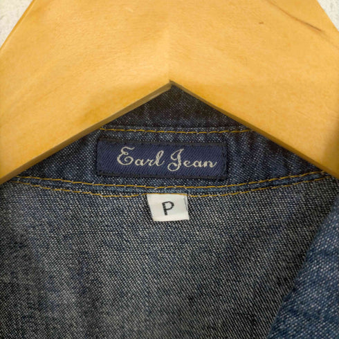 アールジーン Earl Jean USA製 デニム ウエスタンシャツ レディース P