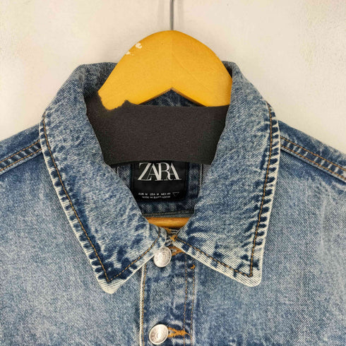 ザラ ZARA デニムトラッカージャケット メンズ M