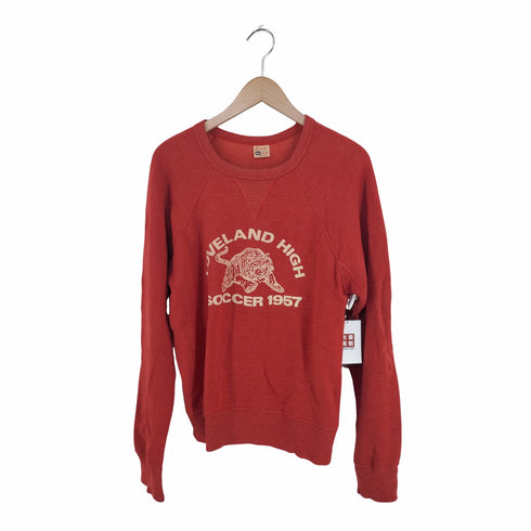 クリフメイヤー KRIFF MAYER LOVELAND HIGH SOCCER 1957 前V ラグランスウェット メンズ import:L