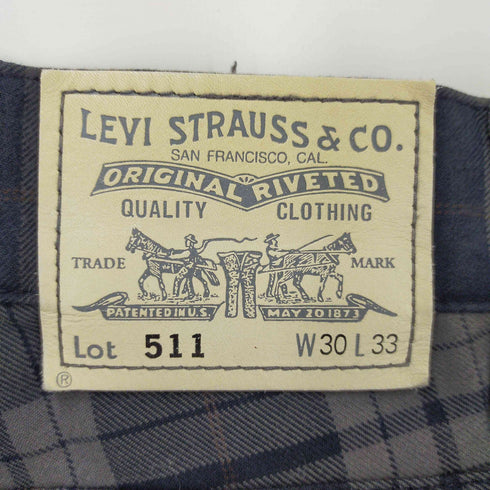 リーバイス Levis 511 SLIM スクエアートップブロックスリム メンズ 30