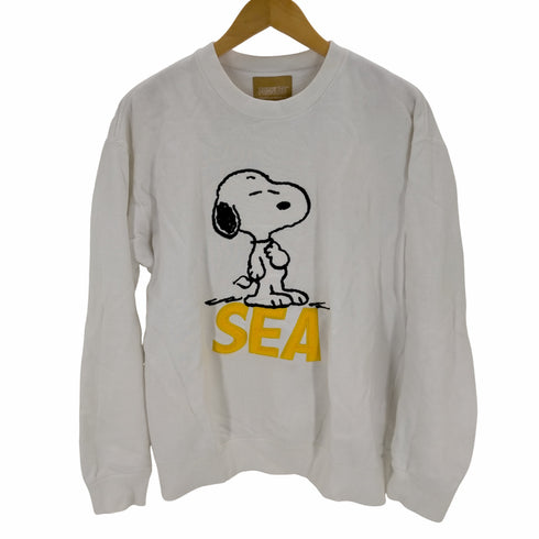 ウィンダンシー WIND AND SEA キャラクターコラボスウェット wds-peanuts-12 メンズ JPN:L