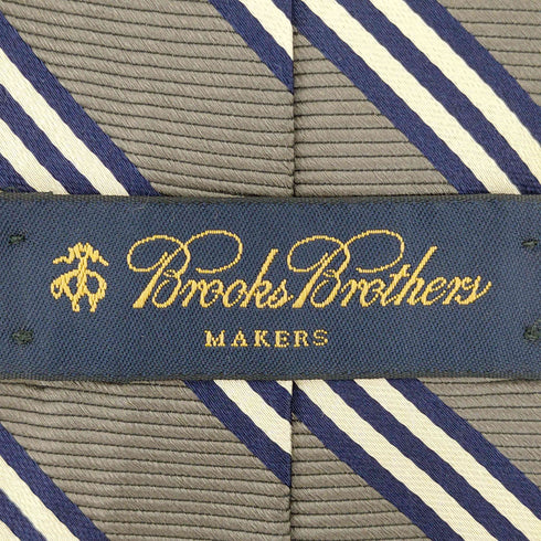 ブルックスブラザーズ BROOKS BROTHERS USA製 ストライプ シルクネクタイ メンズ