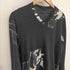 コスチュームナショナルオム CoSTUME NATIONAL HOMME イタリア製 ウール 総柄 VネックTシャツ メンズ