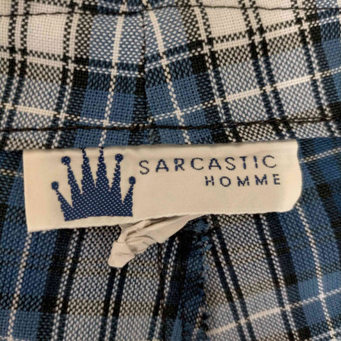 サキャスティック SARCASTIC チェック カーゴショーツ USA製 メンズ JPN:L