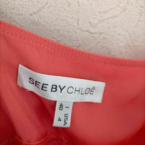 シーバイクロエ SEE BY CHLOE キャミソール チュニック ワンピース レディース US:4