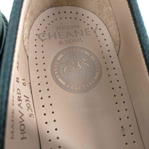 ジョセフ チーニー JOSEPH CHEANEY BRITISH MADE 別注 HOWARD R ALT ダイナイトソール コインローファー メンズ 6 1/2