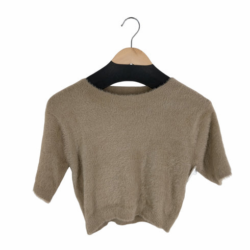 RANCLIC spring shaggy knit クロップドシャギーニット レディース