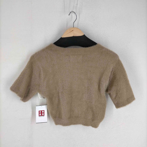RANCLIC spring shaggy knit クロップドシャギーニット レディース