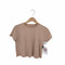 エムエムシックス メゾンマルジェラ MM6 Maison Margiela クロップドカットソー レディース import:S