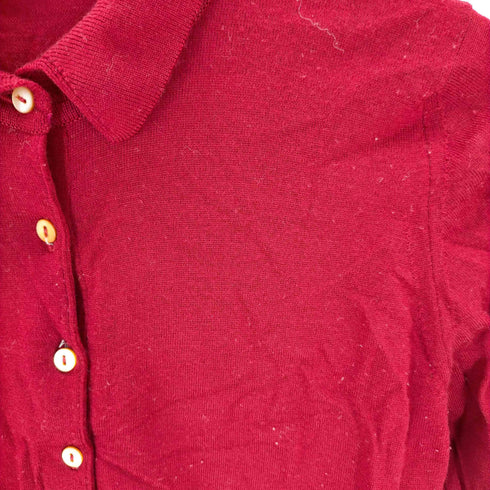 ジョンスメドレー JOHN SMEDLEY England製 ウールシャツ レディース JPN:S