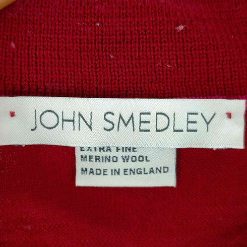 ジョンスメドレー JOHN SMEDLEY England製 ウールシャツ レディース JPN:S