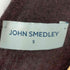ジョンスメドレー JOHN SMEDLEY England製 ウールシャツ レディース JPN:S