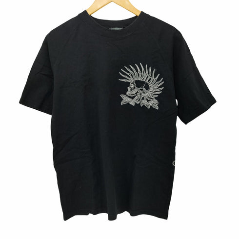 ジャンキーパラダイス JKPD 00s Y2K 両面プリント スカルロングスリーブTシャツ 半袖Tシャツ メンズ M