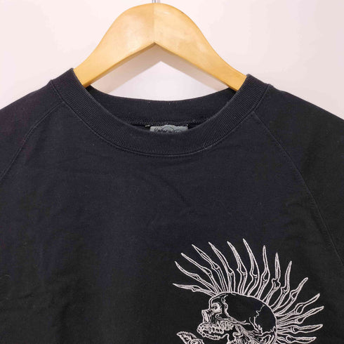 ジャンキーパラダイス JKPD 00s Y2K 両面プリント スカルロングスリーブTシャツ 半袖Tシャツ メンズ M
