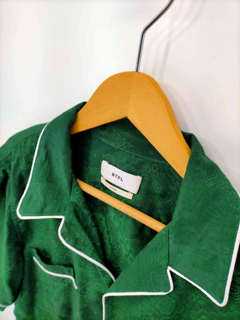 BTFL ペイズリーオープンカラーパジャマシャツ メンズ import:XL