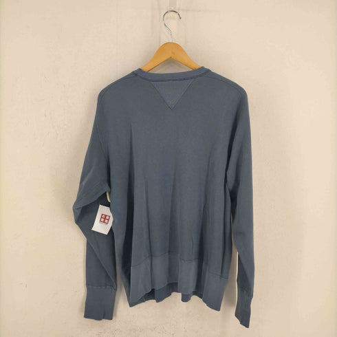 バーンズ Barns 日焼け加工 両V ビンテージ加工スウェット 2トーン メンズ import:L