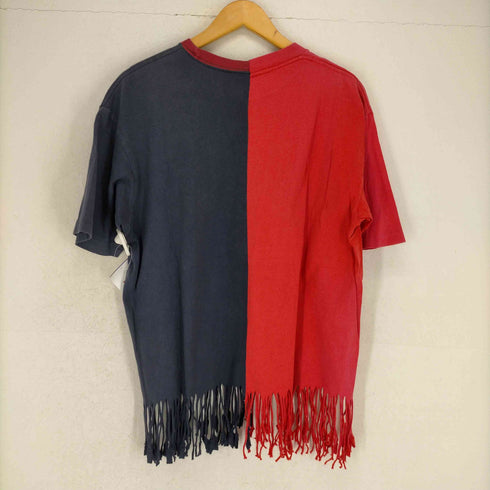 フリンジデザインリメイクTシャツ メンズ