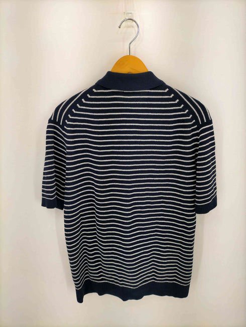 マッシモデュッティ Massimo Dutti ボーダーニットシャツ メンズ import:M