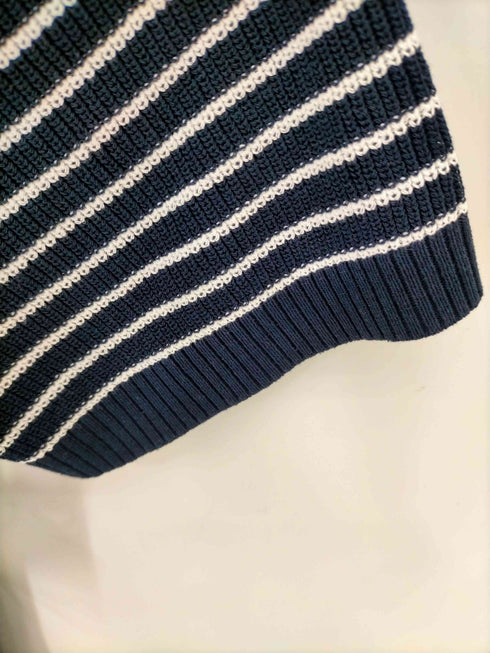 マッシモデュッティ Massimo Dutti ボーダーニットシャツ メンズ import:M