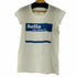 hello my name is プリントUネックTシャツ レディース JPN:M