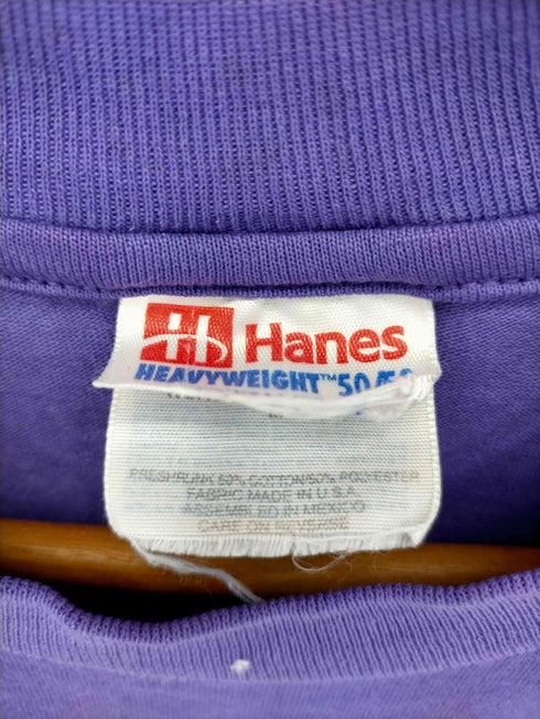 ヘインズ Hanes 90’S MADE IN USA 両面プリントS/STシャツ メンズ import:M