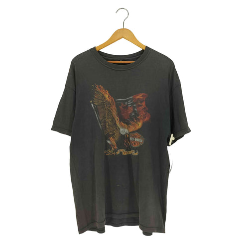 ハーレーダヴィットソン HARLEY DAVIDSON 両面プリント クルーネックTシャツ メンズ