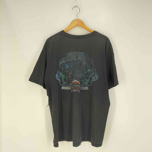 ハーレーダヴィットソン HARLEY DAVIDSON 両面プリント クルーネックTシャツ メンズ