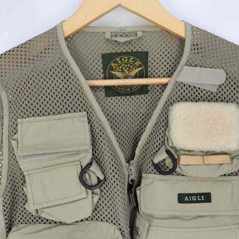 エーグル AIGLE フリースパッチ フィッシングベスト レディース