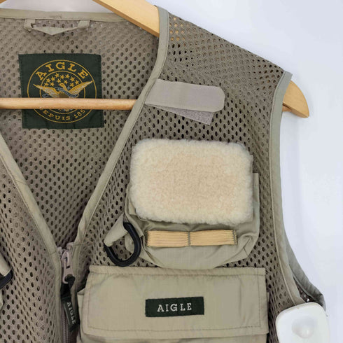 エーグル AIGLE フリースパッチ フィッシングベスト レディース