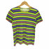 イヴサンローラン Yves Saint Laurent マルチボーダー S/S カットソー レディース import:M