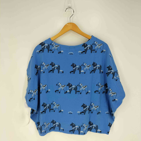 マーブルシュッド Marble Sud EMB ダーラナホース ヒラメtee ドルマンTシャツ レディース