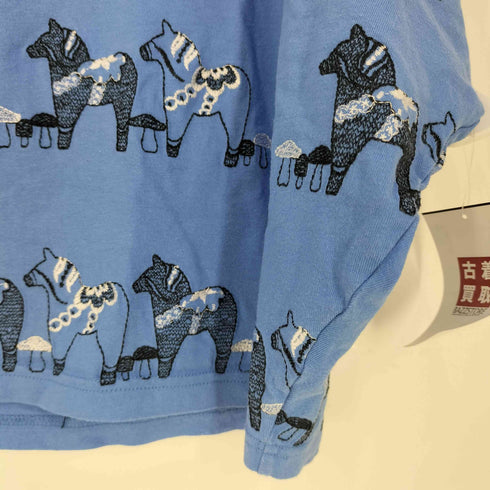マーブルシュッド Marble Sud EMB ダーラナホース ヒラメtee ドルマンTシャツ レディース