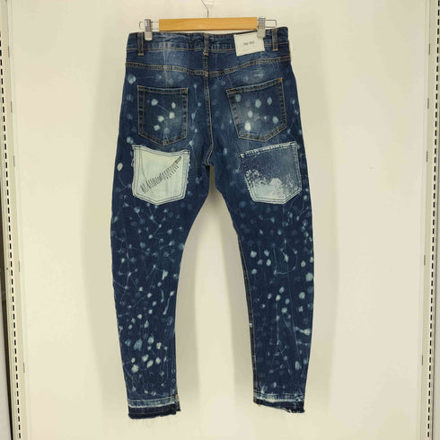 Jan-Rob HAND MADE MANY POCKET DAMAGE CRASHED DENIM PANTS ハンドメイド ダメージ ペイント パッチワーク デニム パンツ ドリル メンズ