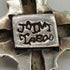 joint taboo SV925刻印 石付き 十字架ペンダントトップ メンズ