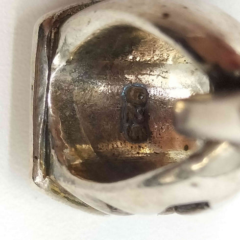 joint taboo SV925刻印 石付き 十字架ペンダントトップ メンズ