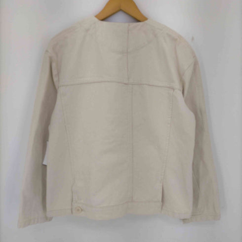 ザラ ZARA POCKET OVERSHIRT ノーカラー ポケットオーバーシャツ レディース import:XS