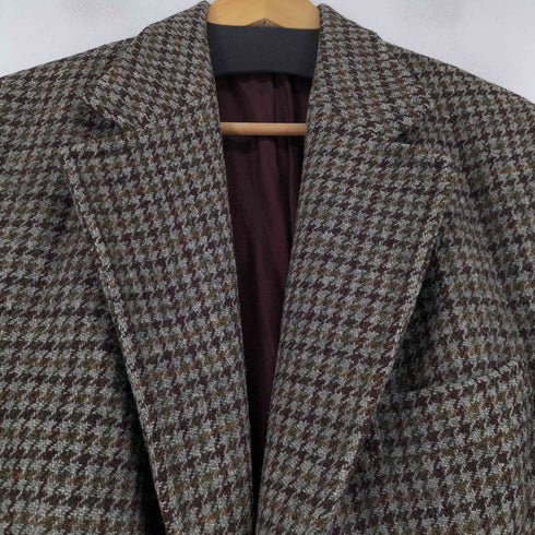 ハリスツイード Harris Tweed 千鳥格子 テーラードジャケット メンズ