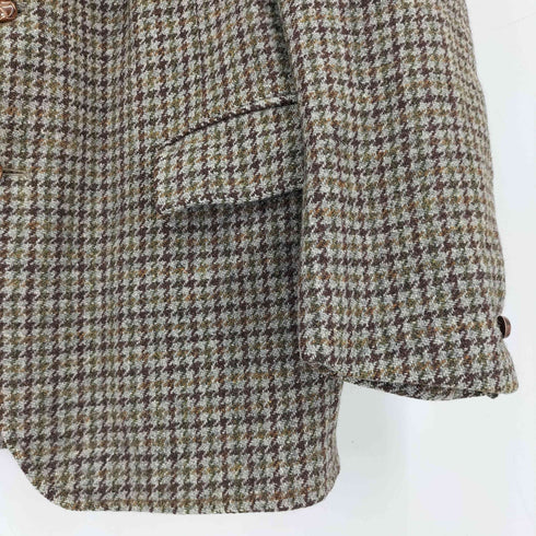 ハリスツイード Harris Tweed 千鳥格子 テーラードジャケット メンズ