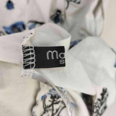 マーブルシュッド Marble Sud EMB 押し花 2WAY ノーカラーシャツワンピース レディース