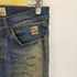 ロイロジャース Roy HOGER'S SLIM FIT SLIMデニムパンツ ダメージ加工 メンズ UK:30-31