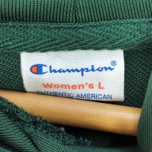 チャンピオン Champion ロゴ刺繍 ブライトジャージー プルオーバーパーカー レディース import:L
