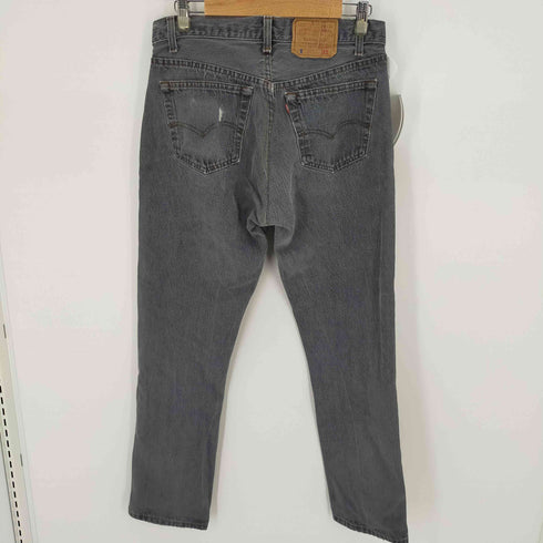 リーバイス Levis USA製 AUTHORIZED VINTAGE 501ストレートデニムパンツ ボタンフライ 先染め メンズ UK:32-33