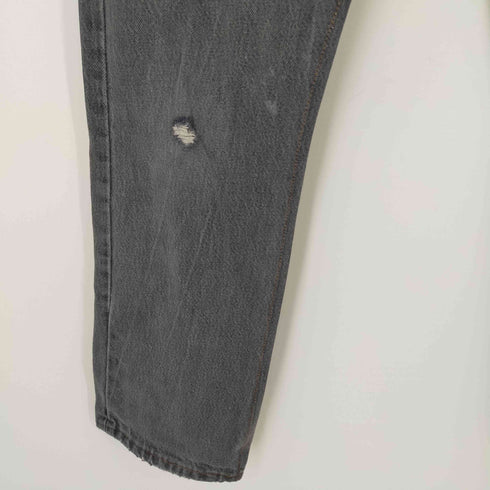 リーバイス Levis USA製 AUTHORIZED VINTAGE 501ストレートデニムパンツ ボタンフライ 先染め メンズ UK:32-33
