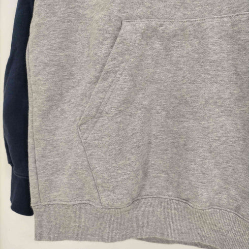 イエスアイシー YESEYESEE ロゴプリント 切替 プルオーバーフーディー メンズ import:S
